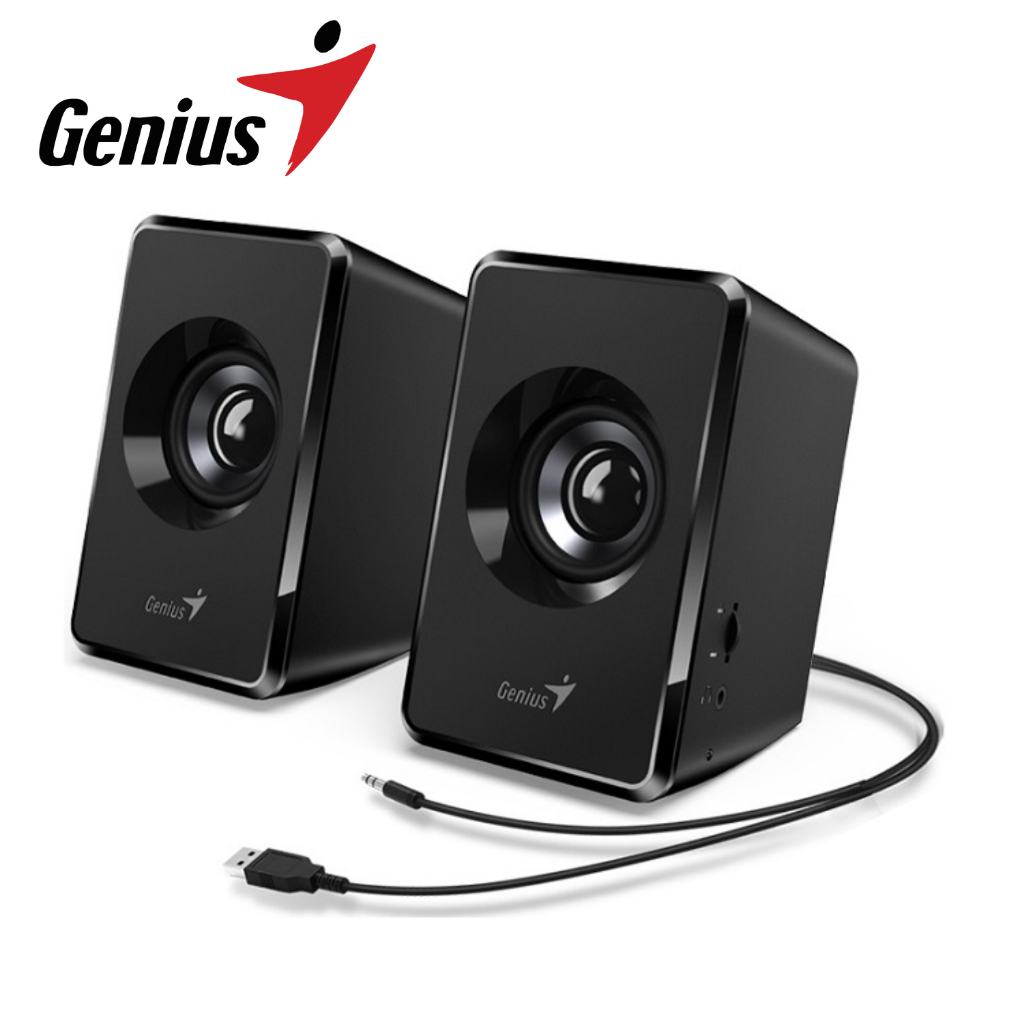Loa Ví Tính Công Suất 3W Jack Cắm 3.5mm Genius SP-U125 - Hàng Chính Hãng