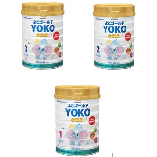 -sữa bột vinamilk yoko gold 1/2/3, lon 850g