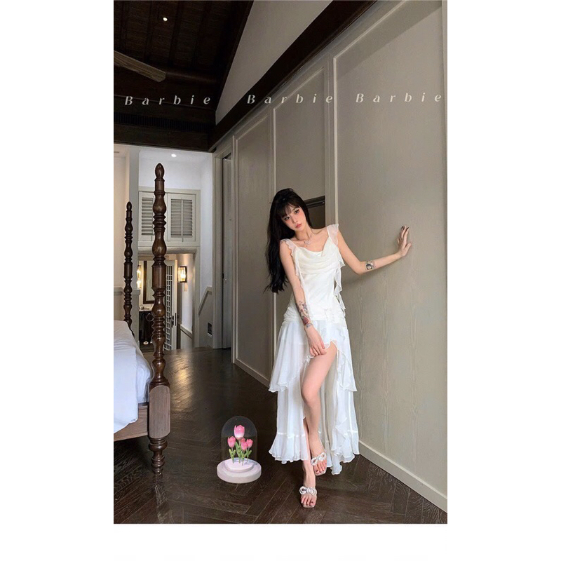 Đầm voan nhẹ nhàng