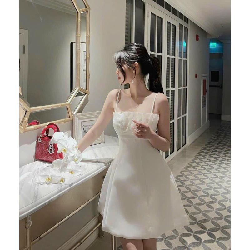 Đầm tapta phối lựa xước