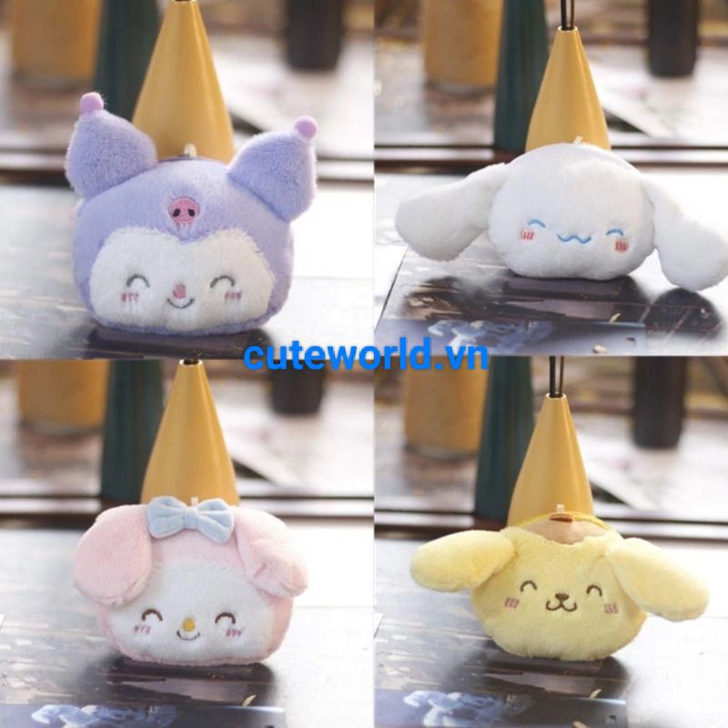 Ví Mini Gấu Bông Sanrio Kèm Móc Treo