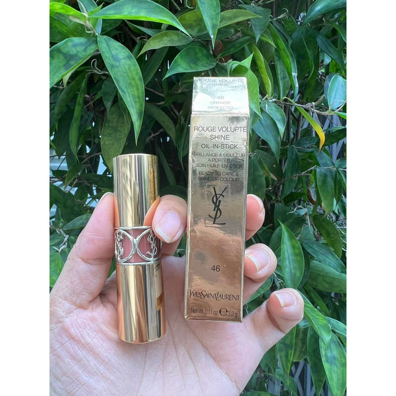 Son thỏi YSL 46 Orange Perfecto Màu Cam Đào.Full box