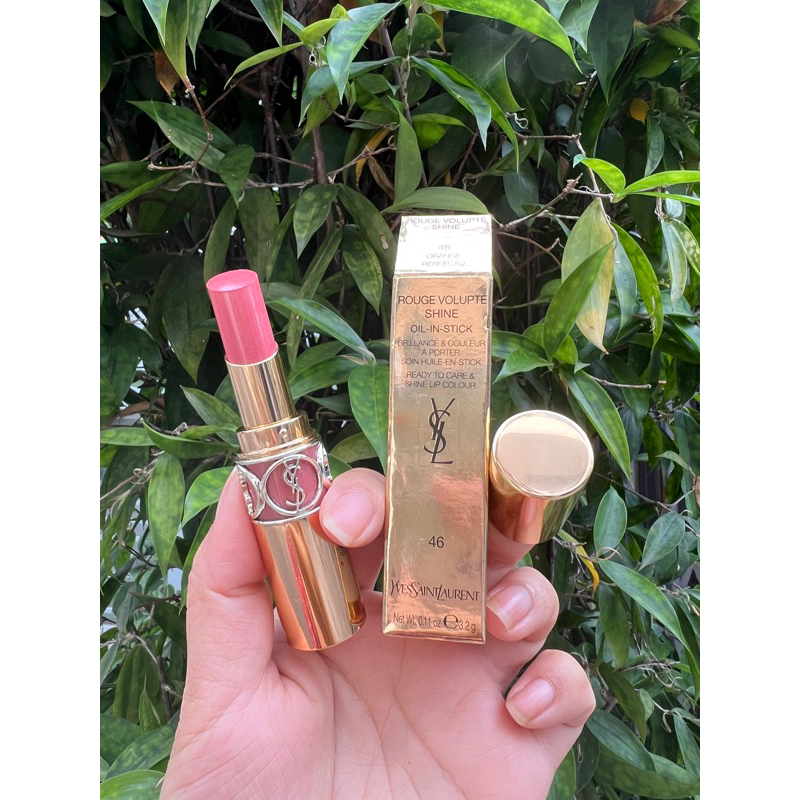 Son thỏi YSL 46 Orange Perfecto Màu Cam Đào.Full box