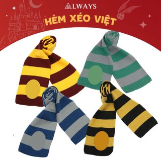 [ẢNH THẬT + VIDEO] Khăn choàng mỏng 4 nhà Hô-quớt chất khăn len nhẹ dùng để khoác vai cosplay - ALWAYS STORE