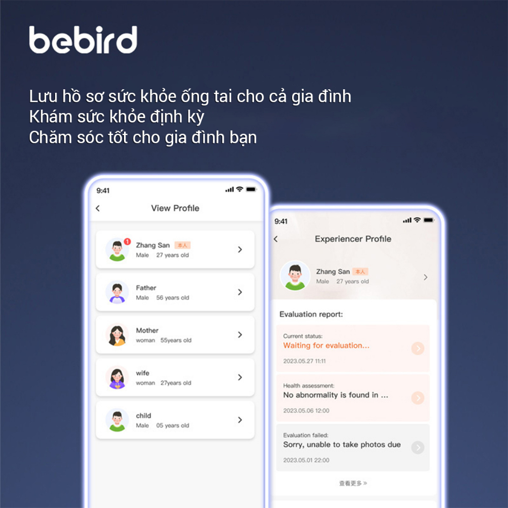 Bộ Lấy Ráy Tai Thông Minh Bebird Note 5 Quan Sát Trực Quan Qua Camera Không Mờ Nhòe Đèn Led Kẹp Thông Minh