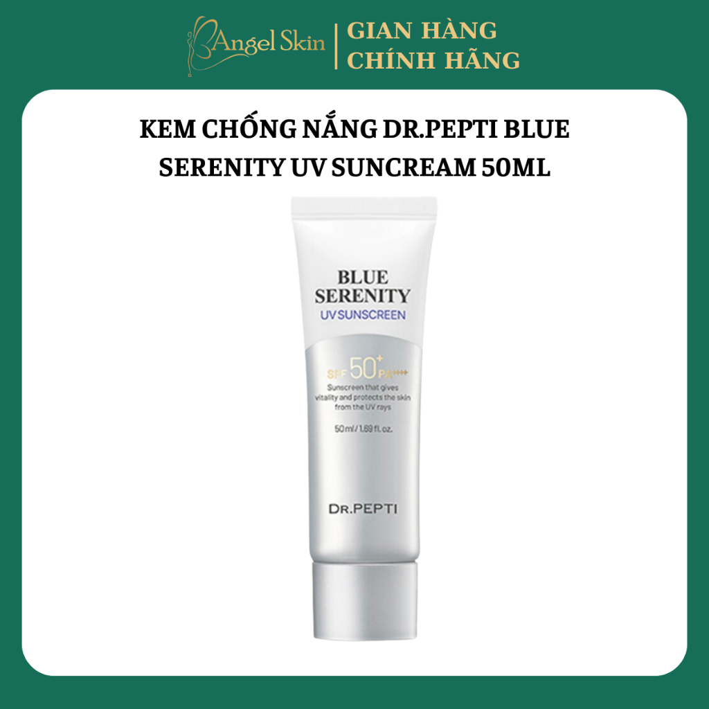 Kem chống nắng Dr.Pepti Blue Serenity UV Suncream 50ml