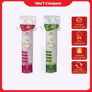Bông Tẩy Trang Như Ý Cây 160 Miếng