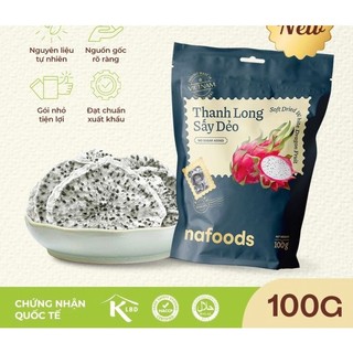 Thanh Long trắng sấy dẻo Nafoods 100G
