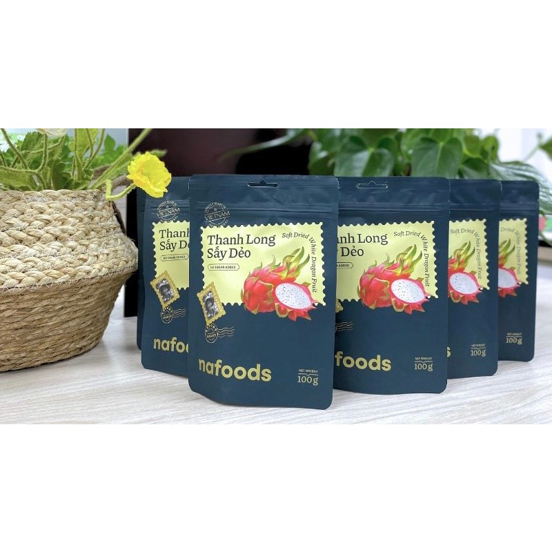 Thanh Long trắng sấy dẻo Nafoods 100G
