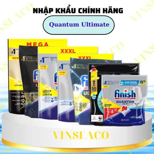 Viên rửa chén bát Finish Quantum đủ loại,Quantum 72 60 34 27 ,ultimate 100 70 50, chính hãng dùng cho máy rửa bát