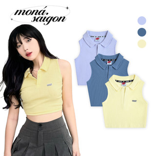 Áo croptop polo moná - perry