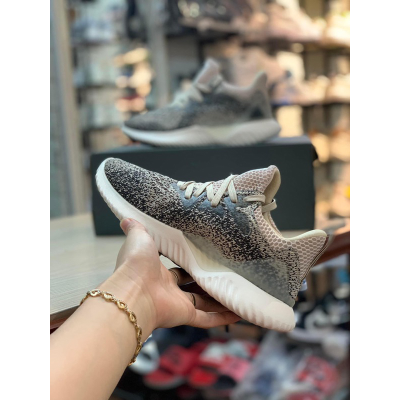 Giày thể thao sneaker alphabounce 2018 xám tiêu