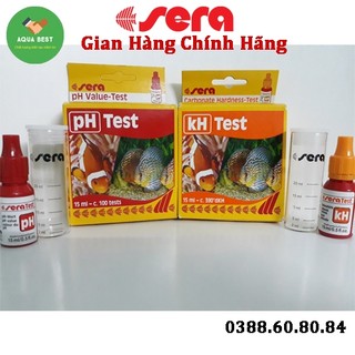 Combo 2 hộp test ph và kiềm đo nước sera đức