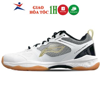 giày cầu lông Lining AYZT011-3 hàng chính hãng màu trắng đen dành cho nam