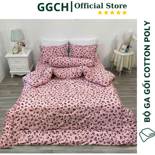 [GIẢM GIÁ] Chăn phao mẫu Da báo hồng poly Cotton (Chất vải đẹp - Mẫu mới)
