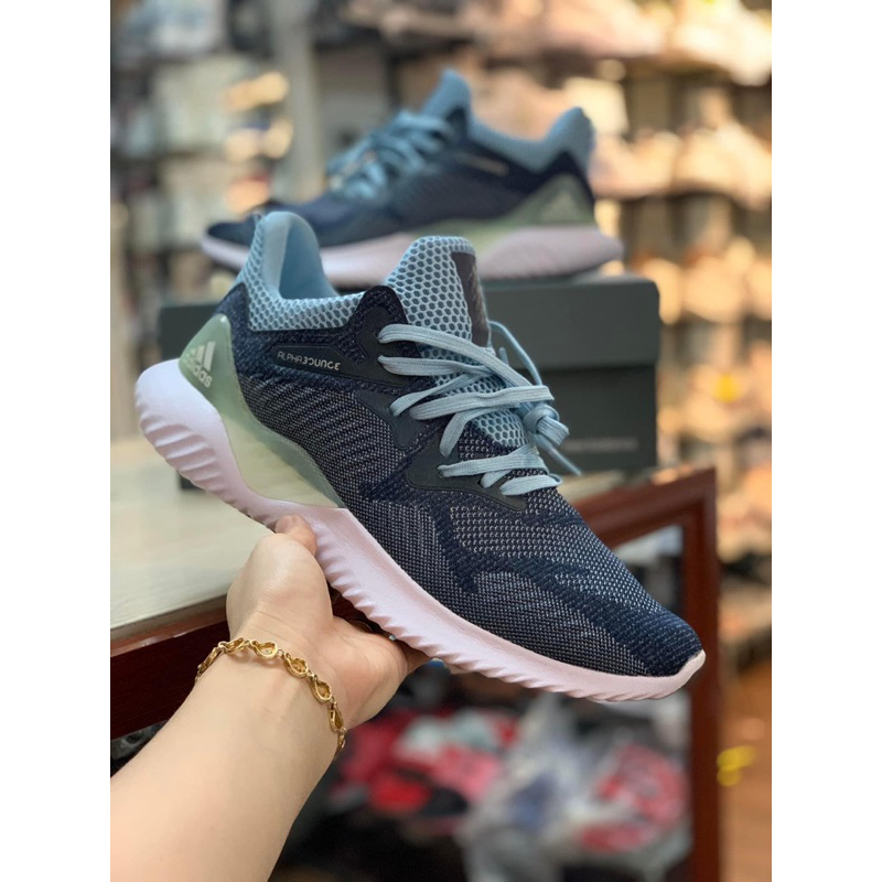 Giày thể thao sneaker alpha bounce 2018 xanh dương