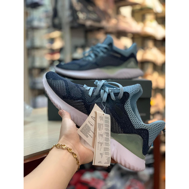 Giày thể thao sneaker alpha bounce 2018 xanh dương