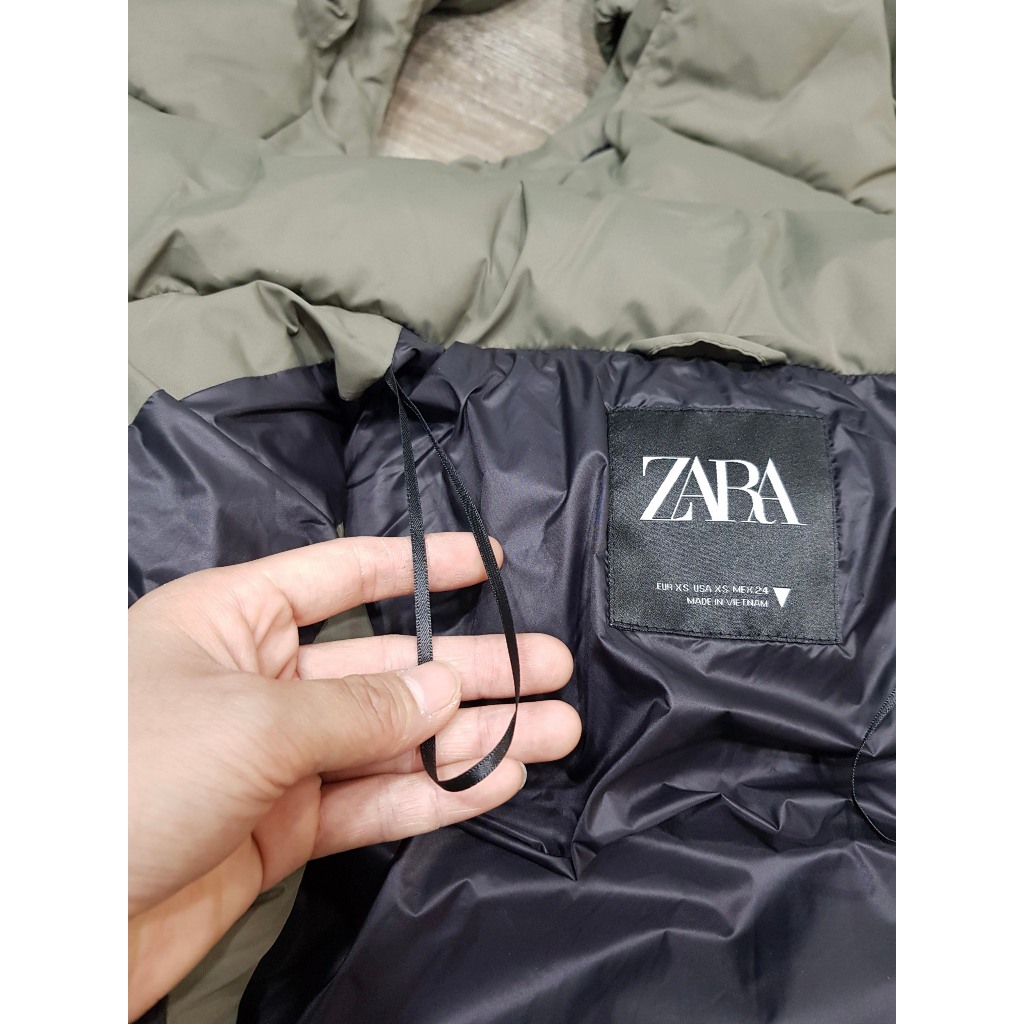 Áo phao gile ZR tráng cao su dáng croptop 1255824