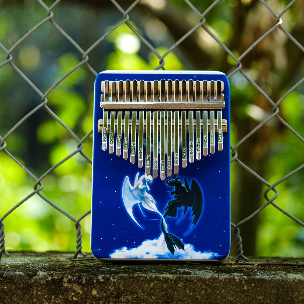 Đàn Kalimba Phim Hoạt Hinh 17 Phím, Đàn Kalimba Acrylic Chính Hãng