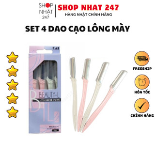 Set 4 dao cạo cho nữ kai nội địa nhật bản