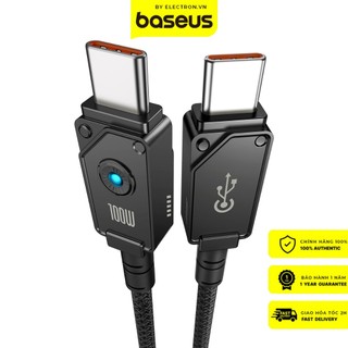 Cáp sạc nhanh baseus unbreakable series type-c to type-c 100w