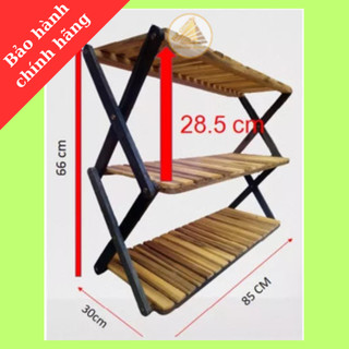 Kệ để giày, giá để chậu hoa, gấp gọn,topchoice để được ngoài trời, ngang 85,1 cái.