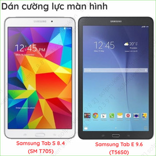 Dán cường lực màn hình Samsung Galaxy Tab S 8.4 (SM T705)/ Samsung Galaxy Tab E 9.6 (T560) nano dẻo trong suốt