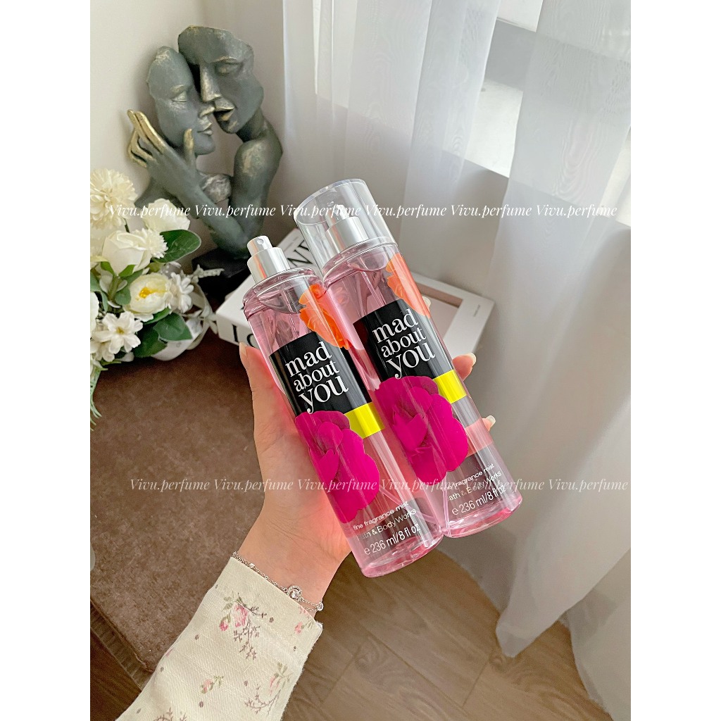 (Hương quyến rũ) Body mist BBW Vivu.perfume hương Mad About You nhẹ nhàng cuốn hút
