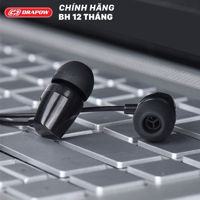 Tai nghe Drapow Twister C10 chính hãng thiết kế chống rối dây xoắn kéo dài