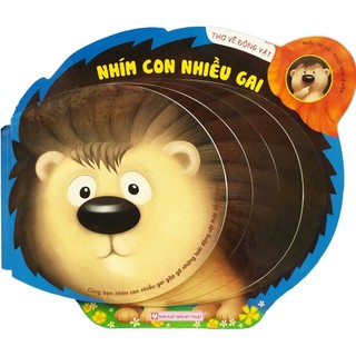 Sách - thơ về động vật: nhím con nhiều gai