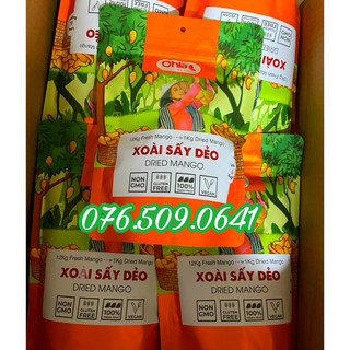 Xoài sấy dẻo Lương Gia Ohla đóng gói 500 gram