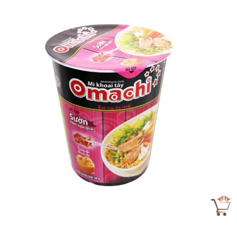 Mì Ly khoai tây Omachi xốt bò hầm/Sườn hầm  68g