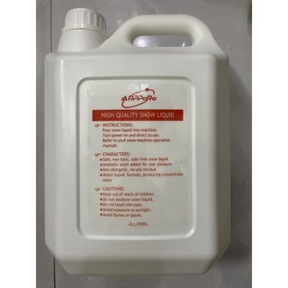 Can dung dịch tạo tuyết đặc tỉ lệ 1:13 - can 5 lít - dùng cho máy phun tuyết nhân tạo