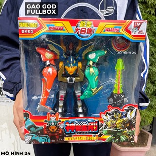  Hộp lắp ráp siêu nhân Gao God chúa gaoranger gao ranger biến hình full robot đồ chơi giá rẻ super Trung Quốc TQ dx 