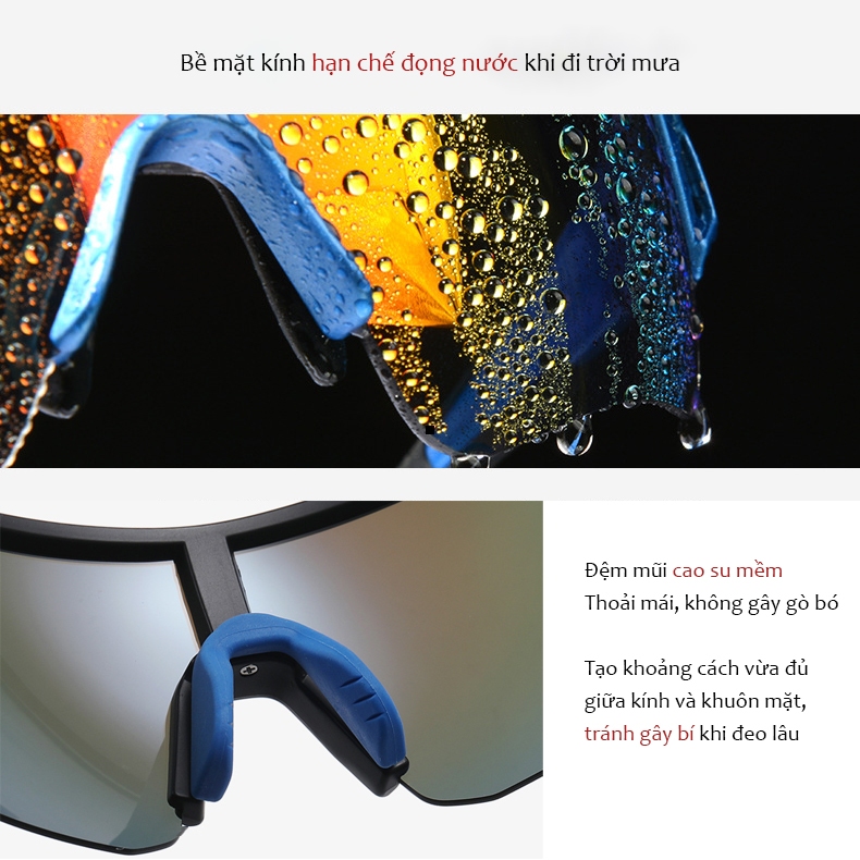 Kính Mát Thể Thao Nữ AORON Chống Tia UV Dùng Cho Đạp Xe, Chạy Bộ Và Chơi Thể Thao Chắn Gió Chống Chói Giúp Bảo Vệ Mắt