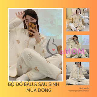 Bộ đồ bầu và sau sinh trần bông cho mùa đông. Hàng Quảng Châu cao cấp!