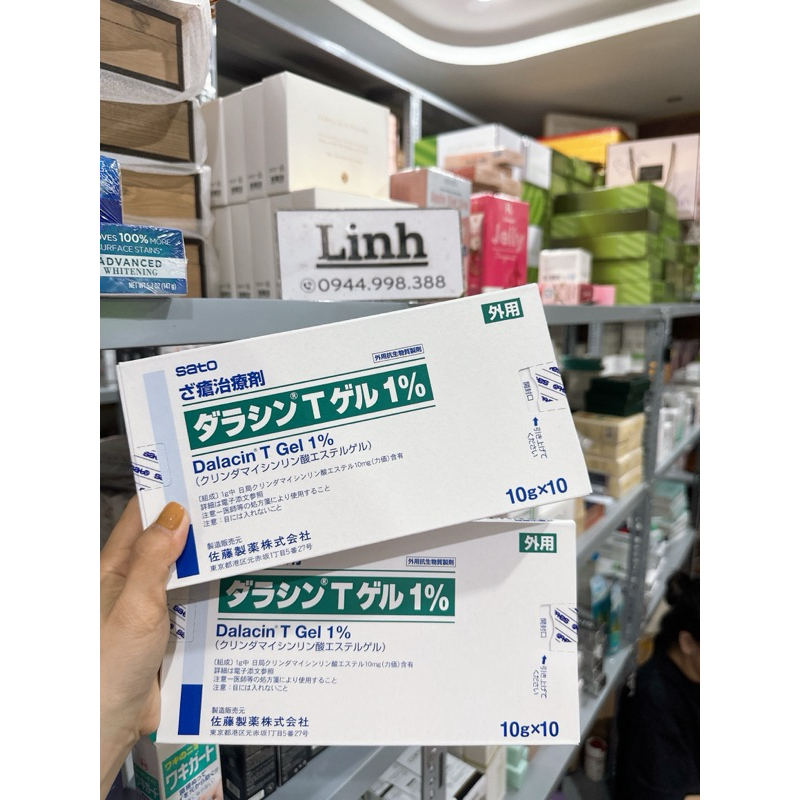 Tuýp 10g Kem Giảm Mụn Sato Nhật Bản Chính Hãng 1%