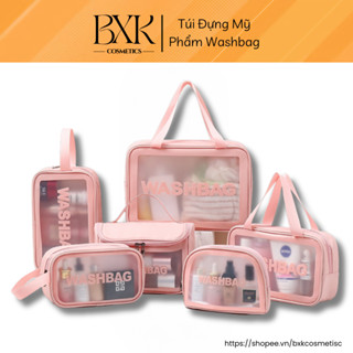 Túi đựng mỹ phẩm WASHBAG đựng đồ du lịch cao cấp chống thấm nước tiện lợi phù hợp với mọi lứa tuổi