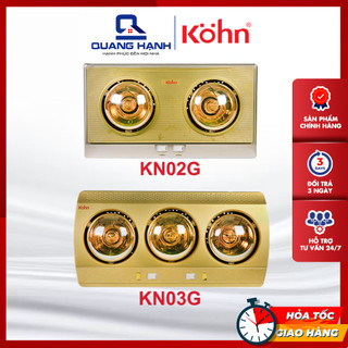 Đèn sưởi nhà tắm Braun Kohn KN02G / KN03G [Chính hãng bảo hành 5 năm]