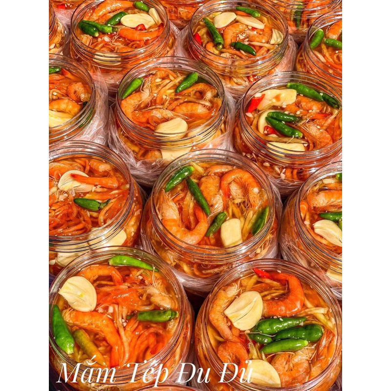 MẮM TÉP TRỘN ĐU ĐỦ 800gr