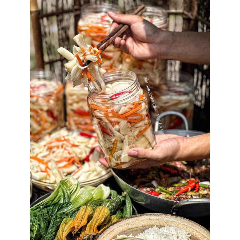 BỒN BỒN NGÂM CHUA NGỌT 1kg luôn nước