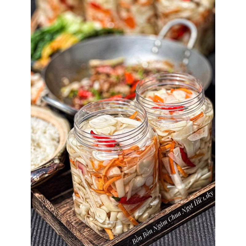 BỒN BỒN NGÂM CHUA NGỌT 1kg luôn nước