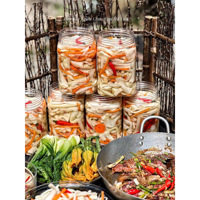 BỒN BỒN NGÂM CHUA NGỌT 1kg luôn nước