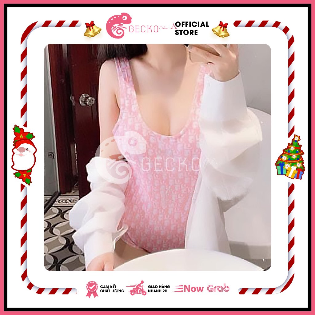 Bikini GECKO 1 Mảnh Hở Lưng Di.or 1M14-B (Ảnh Thật, Nhiều Màu)