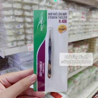 Nhíp NGHĨA nhổ lông mày hàng chính hãng thép không gỉ
