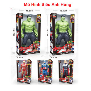 Mô hình siêu anh hùng mô hình siêu nhân cao 27cm có đèn led sáng cử động khớp linh hoạt