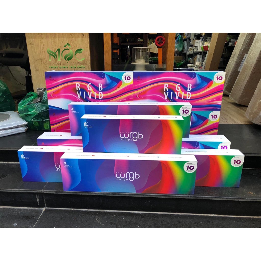 ĐÈN CHIHIROS WRGB 2 LIMETED 10 năm LED LIGHT KÍCH THƯỚC 45 - 60 - 90-120cm- KẾT NỐI APP ĐIỆN THOẠI- 