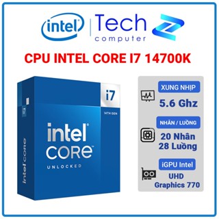 CPU Intel Core I7 14700K New Box Bảo Hành 3 Năm