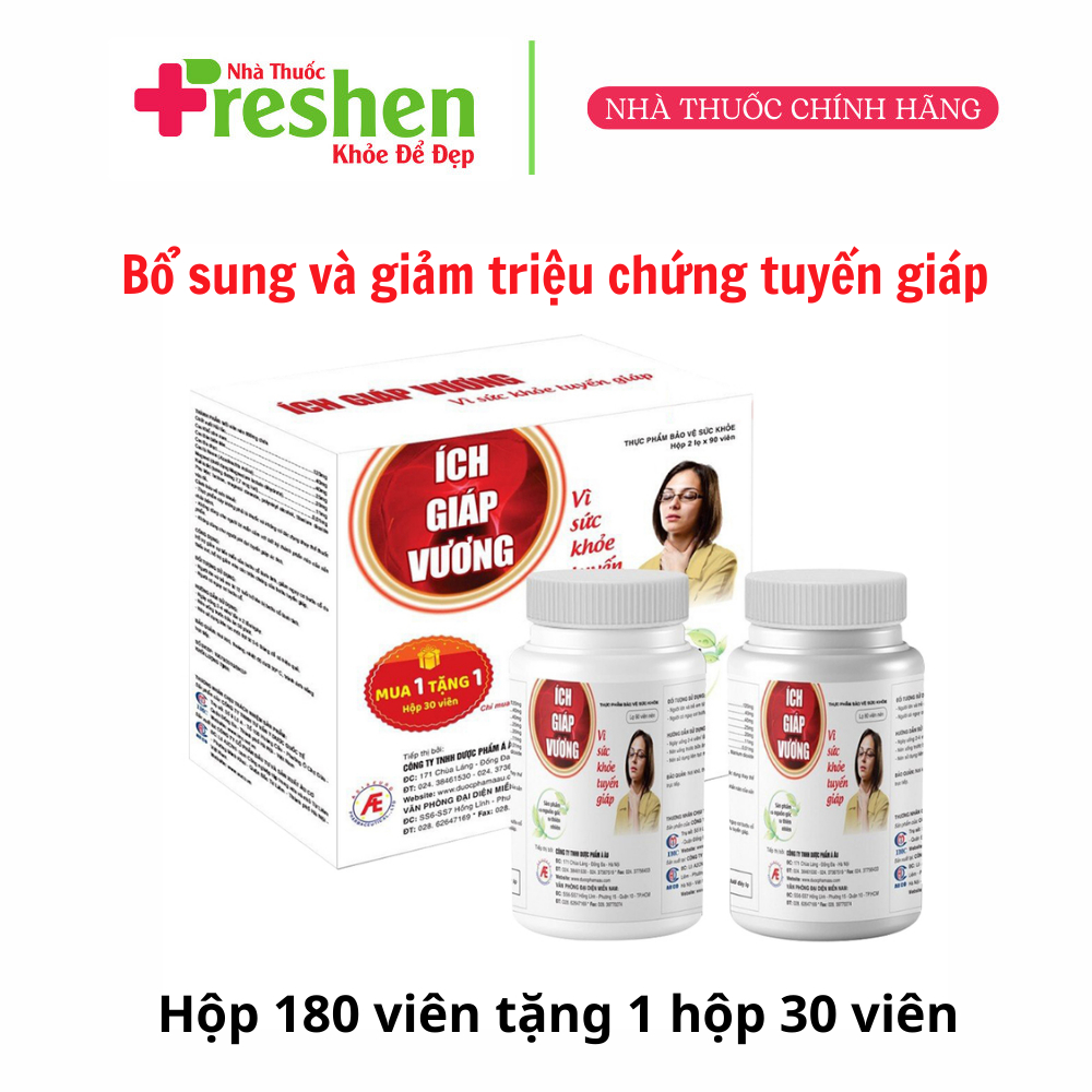 Viên Uống Ích Giáp Vương ( 2 lọ x 90 viên)