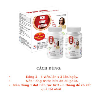 Viên Uống Ích Giáp Vương ( 2 lọ x 90 viên)